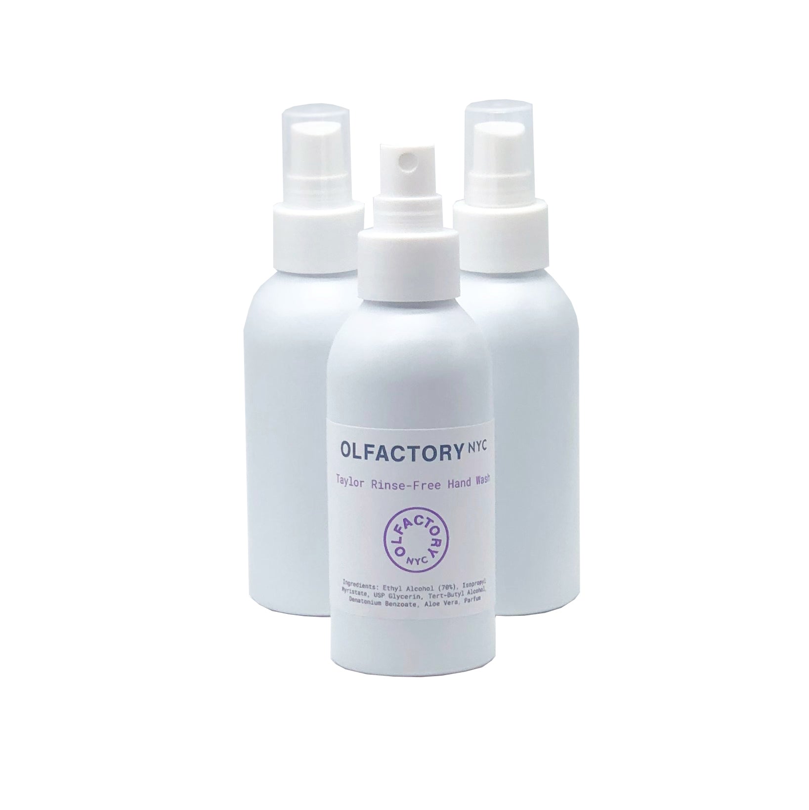 Rinse-Free Hand Wash Spray (Three Pack) – Olfactory NYC